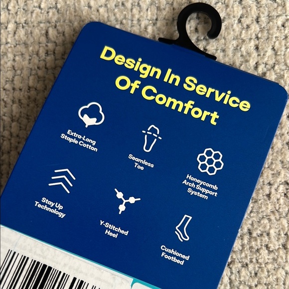 Bombas Men's Blue and Red Socks - Picture 4 of 4